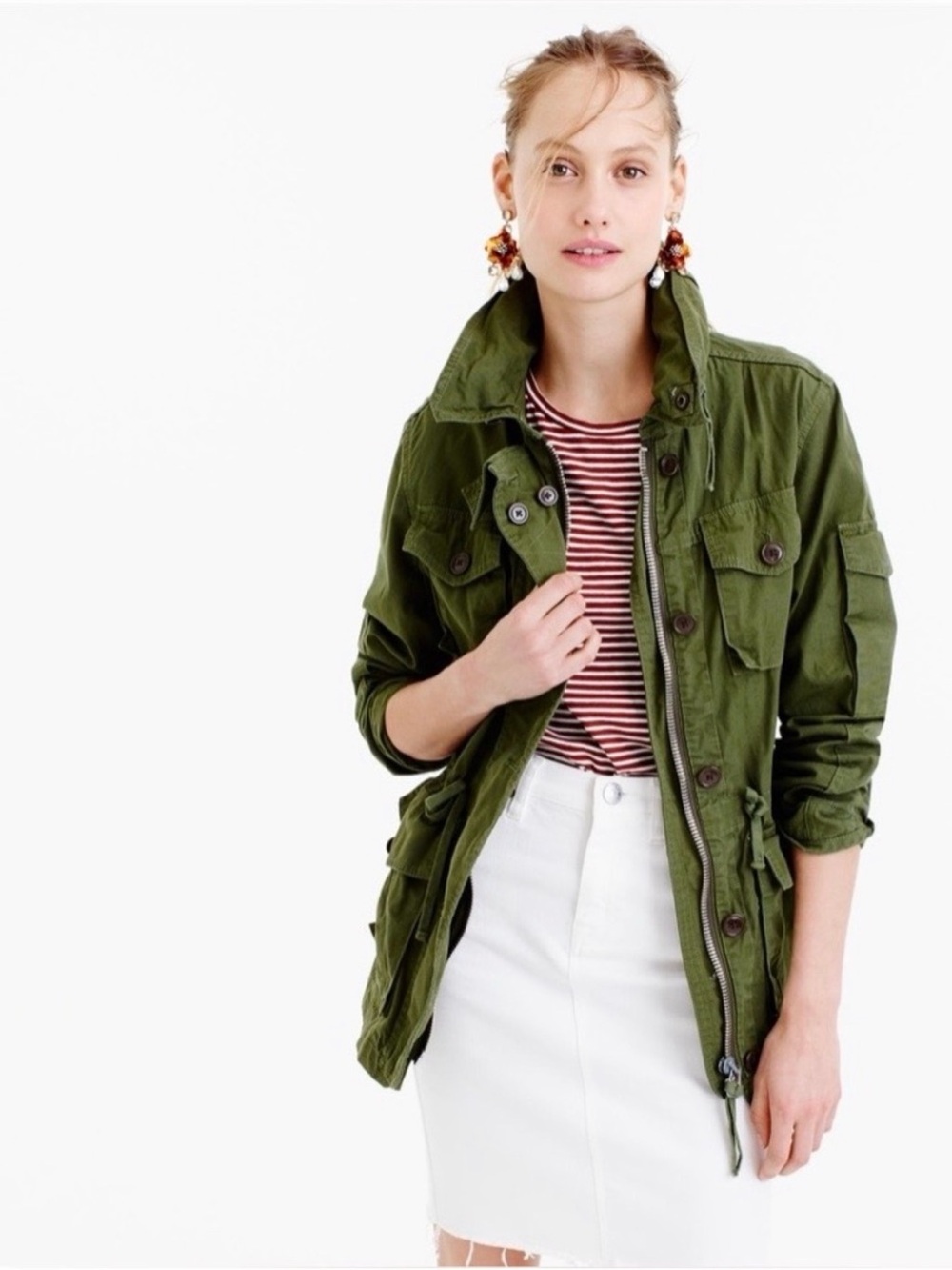 J. Crew Field Mechanic Jacket in Olive Green XS - Picture 3 of 6
